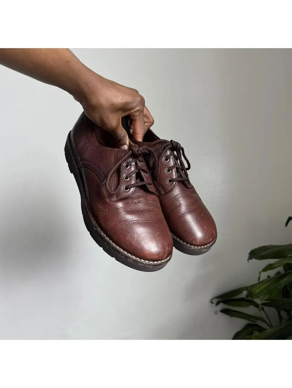 Vintage Y2K Naturalizer Chunky Leather Oxfords Men’s‎ size 8.5 women’s 9.5